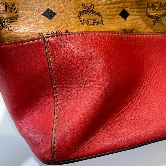 MCM COGNAC VISETOS TOTE - Picture 10 of 16